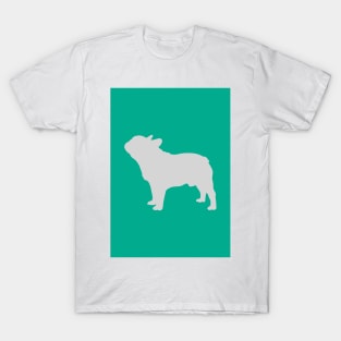 French Bulldog Coloured Silhouette T-Shirt